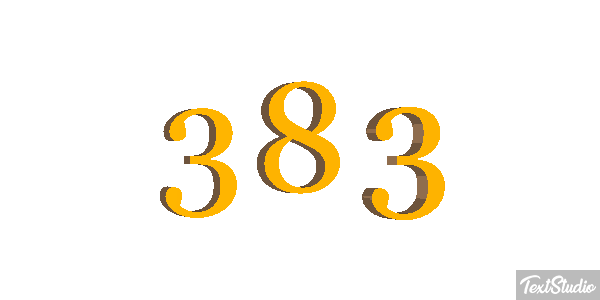 383 Texteffekt