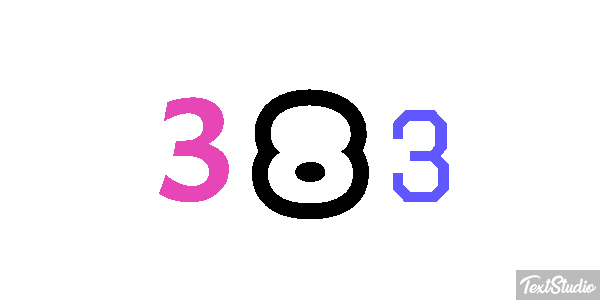 383 Texteffekt