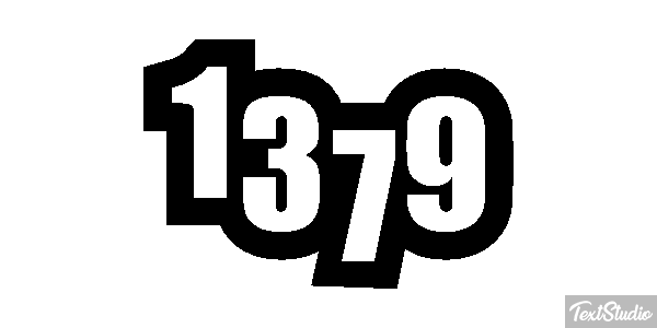 1379 Text effect