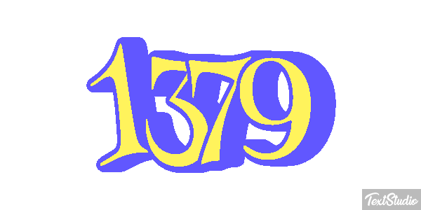 1379 Text effect