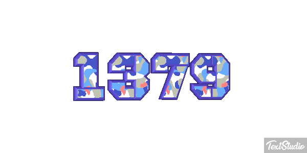 1379 Text effect