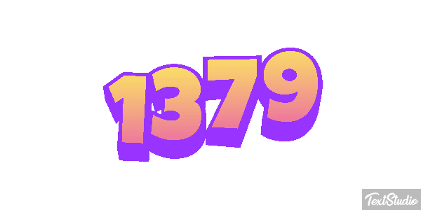 1379 Text effect