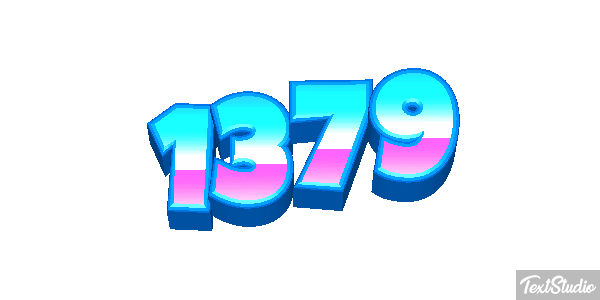 1379 Text effect