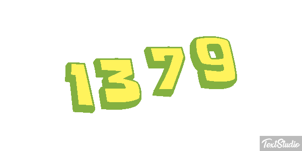 1379 Text effect
