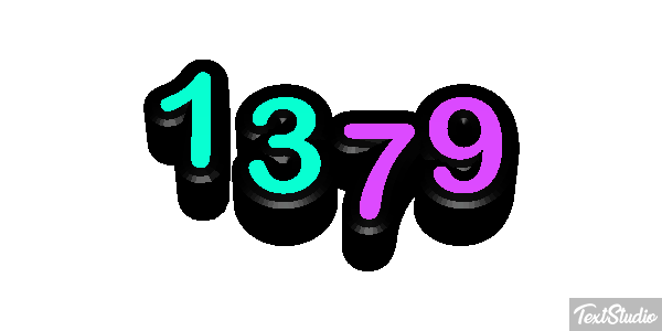 1379 Text effect