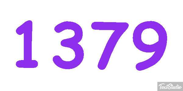 1379 Text effect