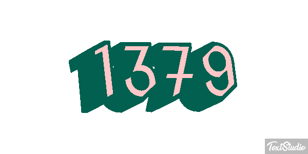 1379 Text effect