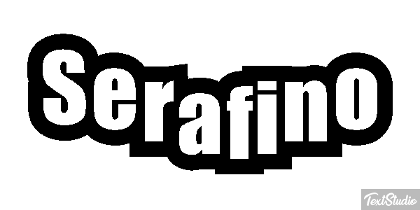 Serafino Текстовый эффект