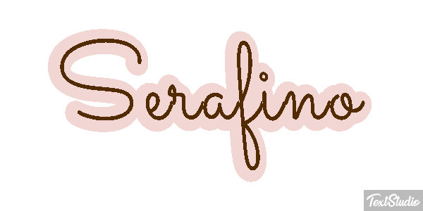 Serafino Текстовый эффект