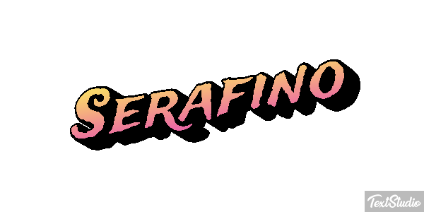 Serafino Текстовый эффект