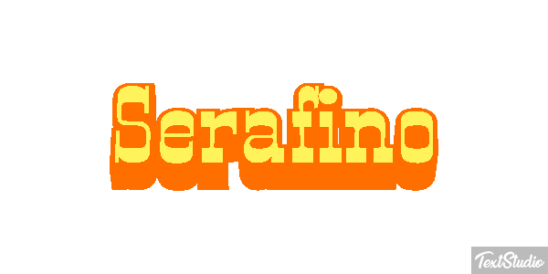 Serafino Текстовый эффект