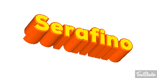 Serafino Текстовый эффект