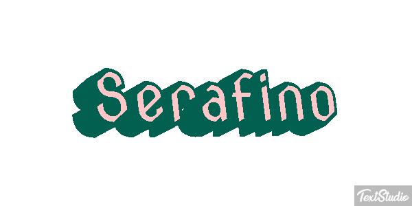 Serafino Текстовый эффект