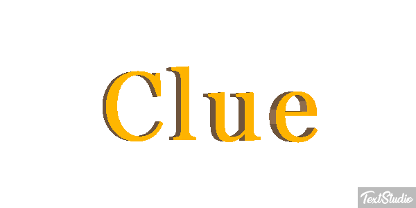 Clue Effetto testo