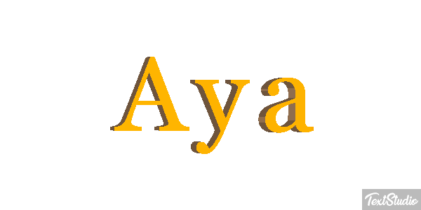 Aya Efeito do texto