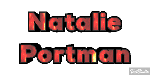 Natalie Portman テキスト効果