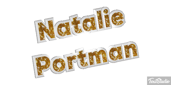 Natalie Portman テキスト効果