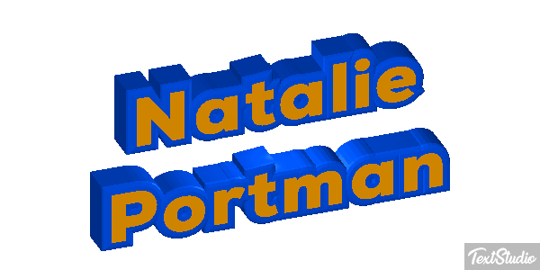 Natalie Portman テキスト効果