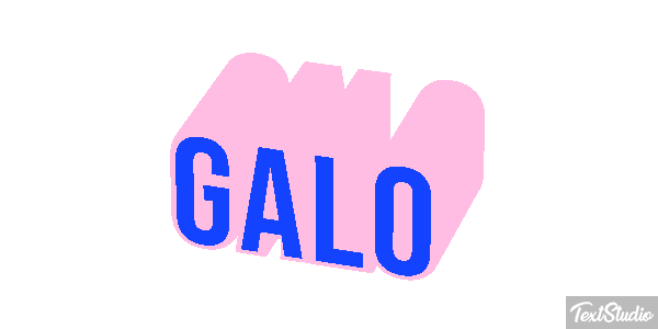 Galo Efeito do texto