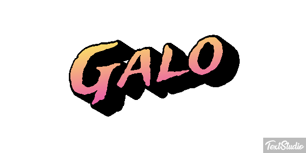 Galo Efeito do texto