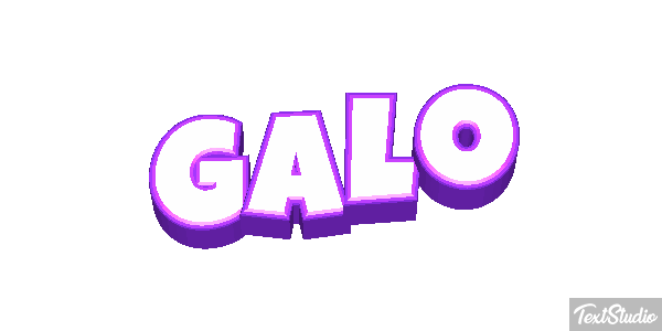 Galo Efeito do texto