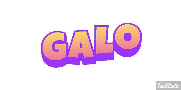 Galo Efeito do texto