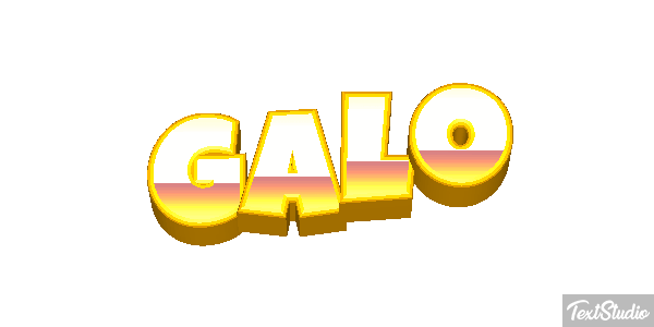 Galo Efeito do texto