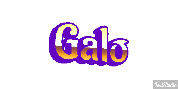 Galo Efeito do texto
