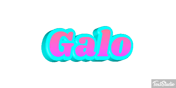 Galo Efeito do texto