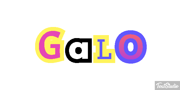 Galo Efeito do texto