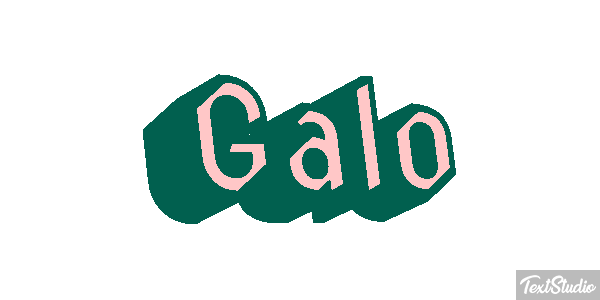 Galo Efeito do texto