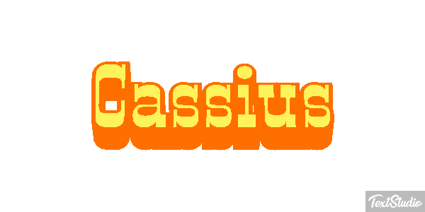 Cassius Texteffekt