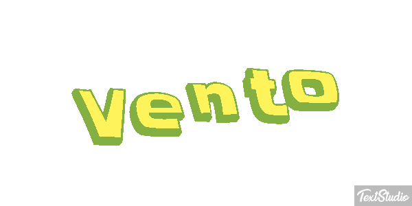 Vento Efeito do texto