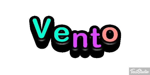 Vento Efeito do texto