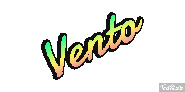 Vento Efeito do texto