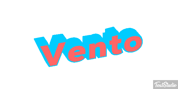 Vento Efeito do texto