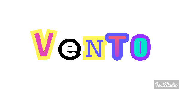 Vento Efeito do texto
