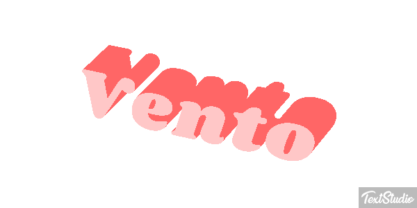 Vento Efeito do texto