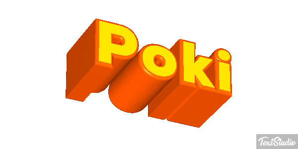 Poki Effetto testo