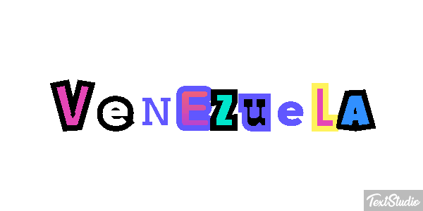 Venezuela Text effect