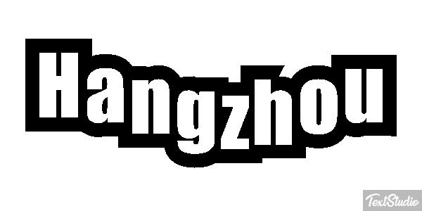 Hangzhou テキスト効果