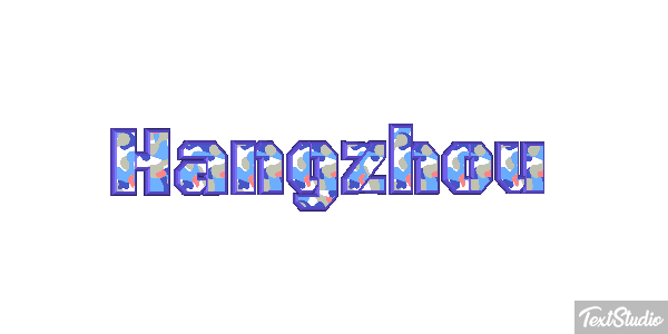 Hangzhou テキスト効果