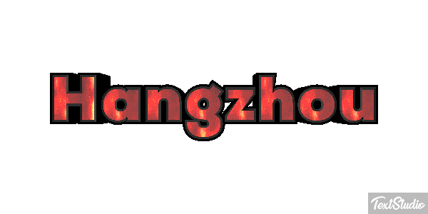 Hangzhou テキスト効果