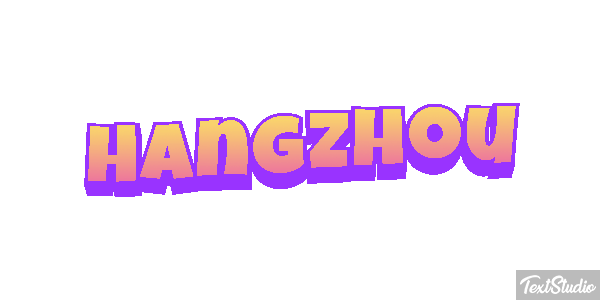 Hangzhou テキスト効果