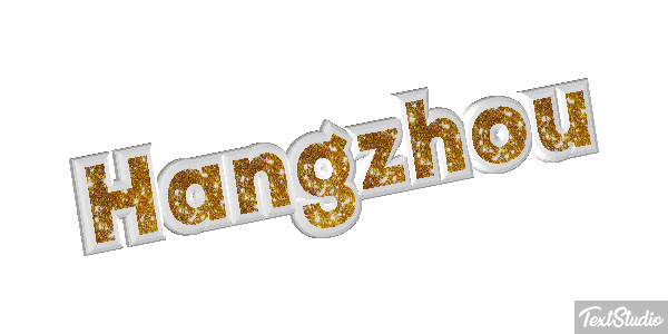 Hangzhou テキスト効果
