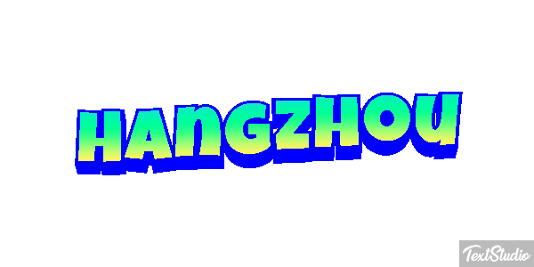 Hangzhou テキスト効果