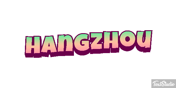 Hangzhou テキスト効果