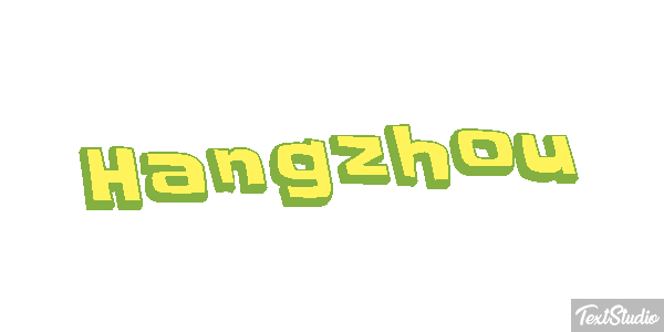 Hangzhou テキスト効果