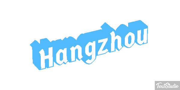 Hangzhou テキスト効果