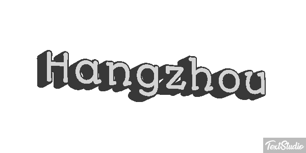 Hangzhou テキスト効果